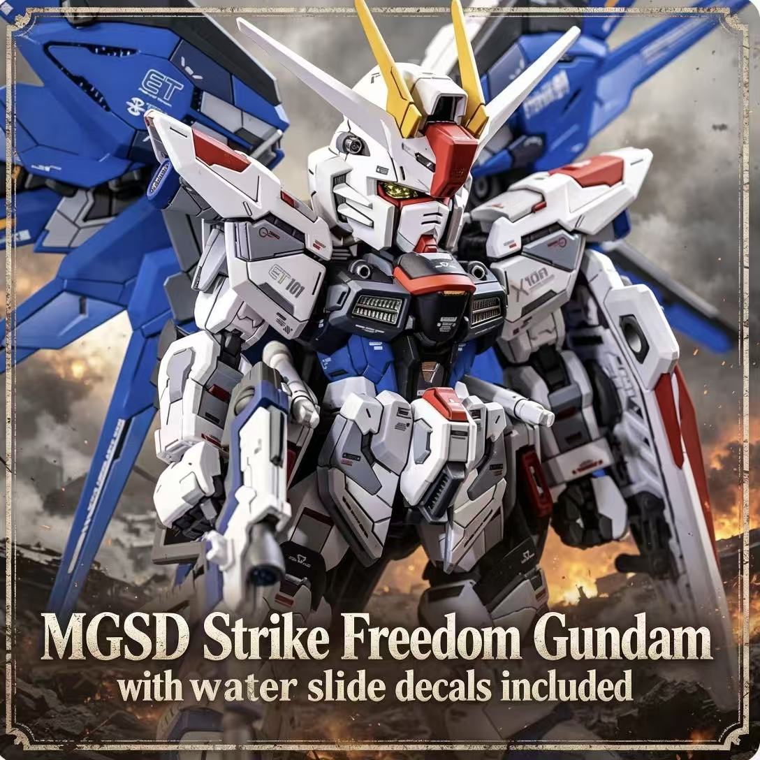 Model Kit Eighty Six - X10A GaogaoMGSD Q-version Strike Freedom Gundam