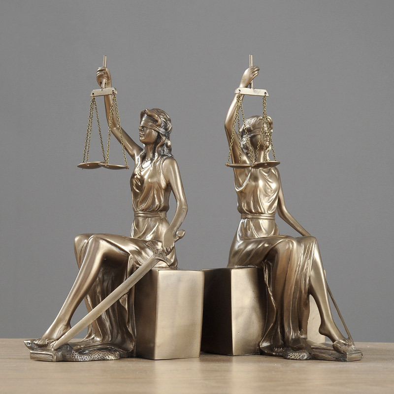 Model Kit Judge - 1 pçs resina senhora justiça estátua