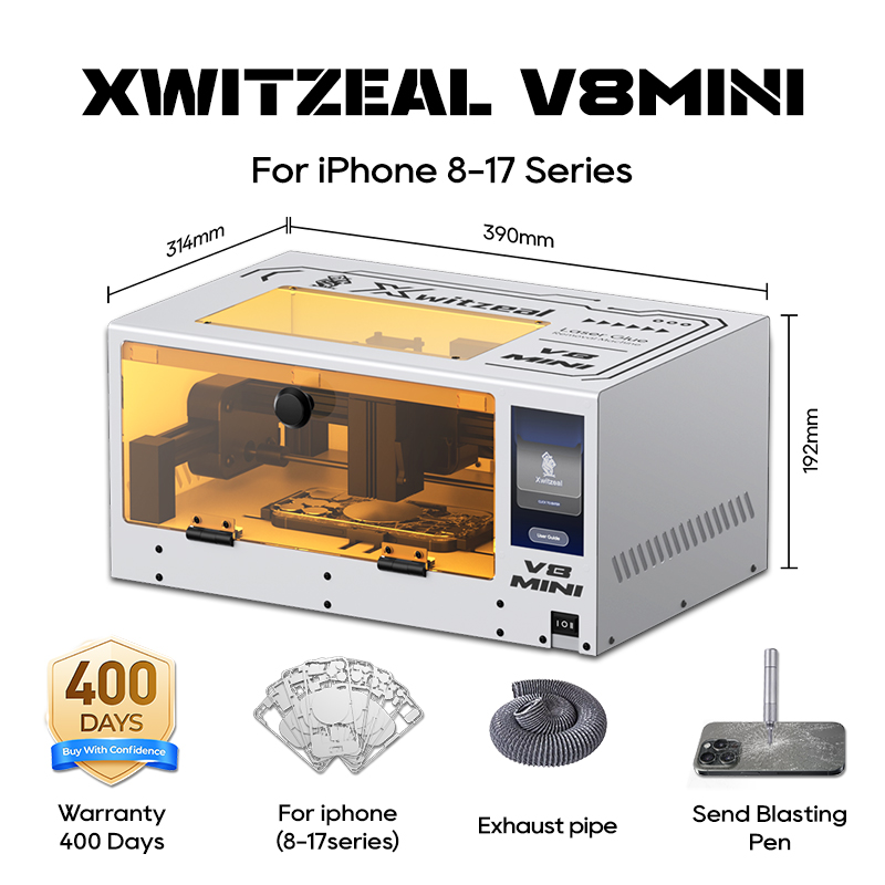 Model Kit V8 - Xwitzeal ® Máquina de Remoção de