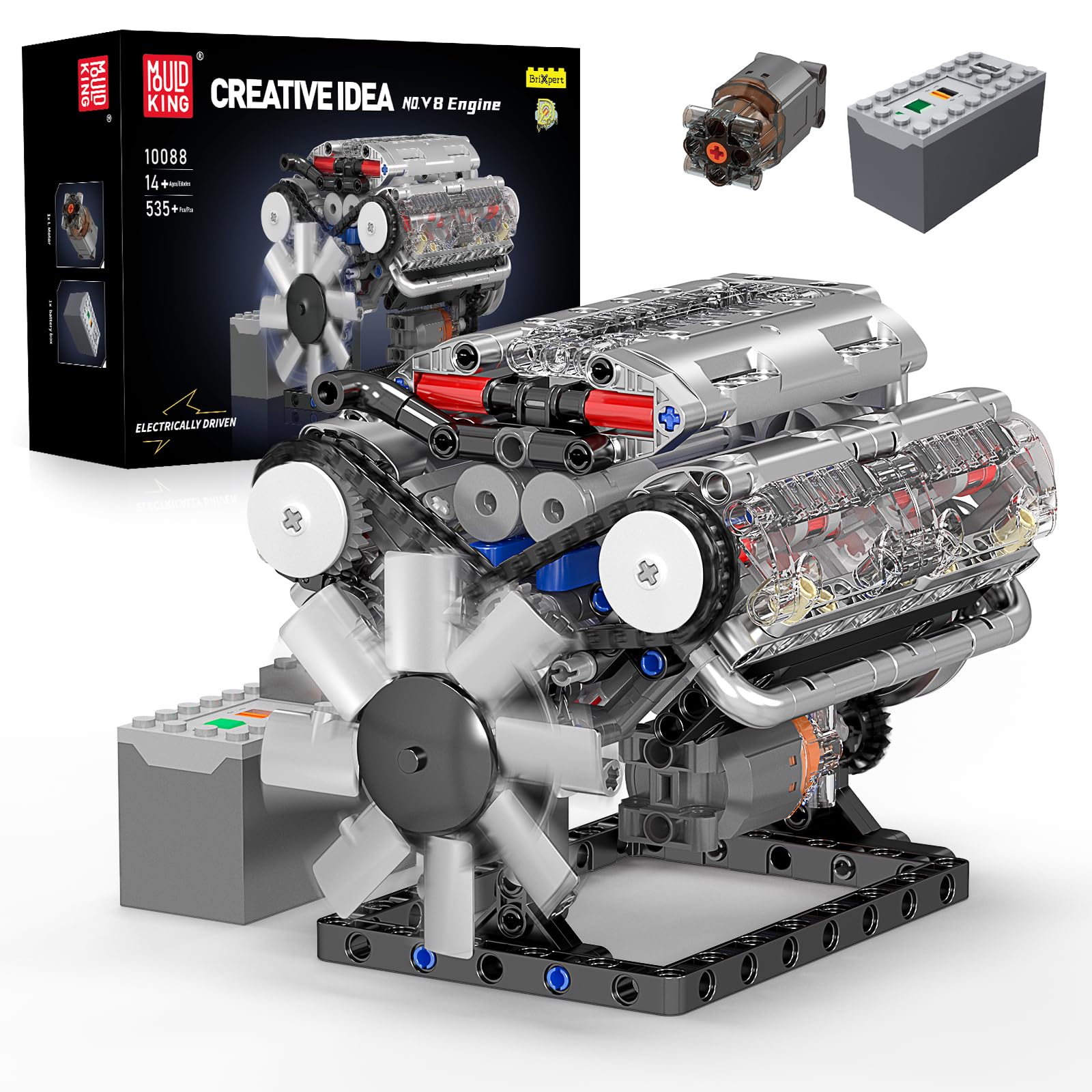 Model Kit V8 - Kit de Blocos de Montar Mould
