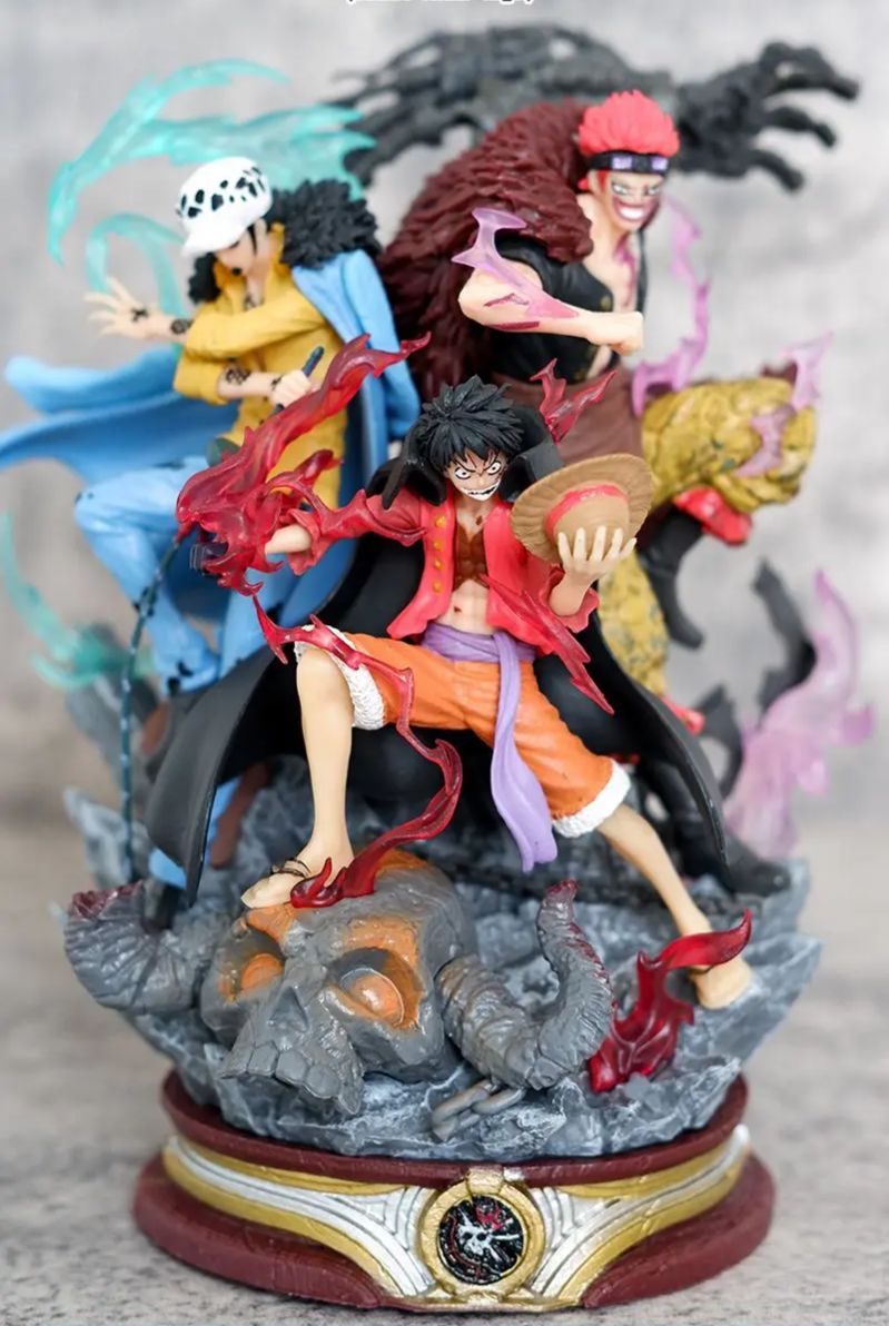 Model Kit Judge - Anime uma peça estatueta três capitão