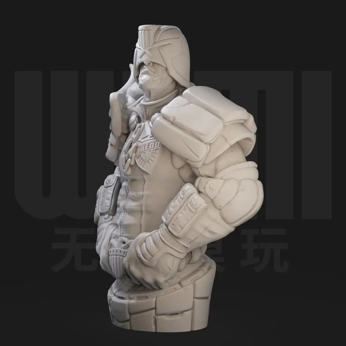 Model Kit Judge - 1/10 100mm de alta resina figura