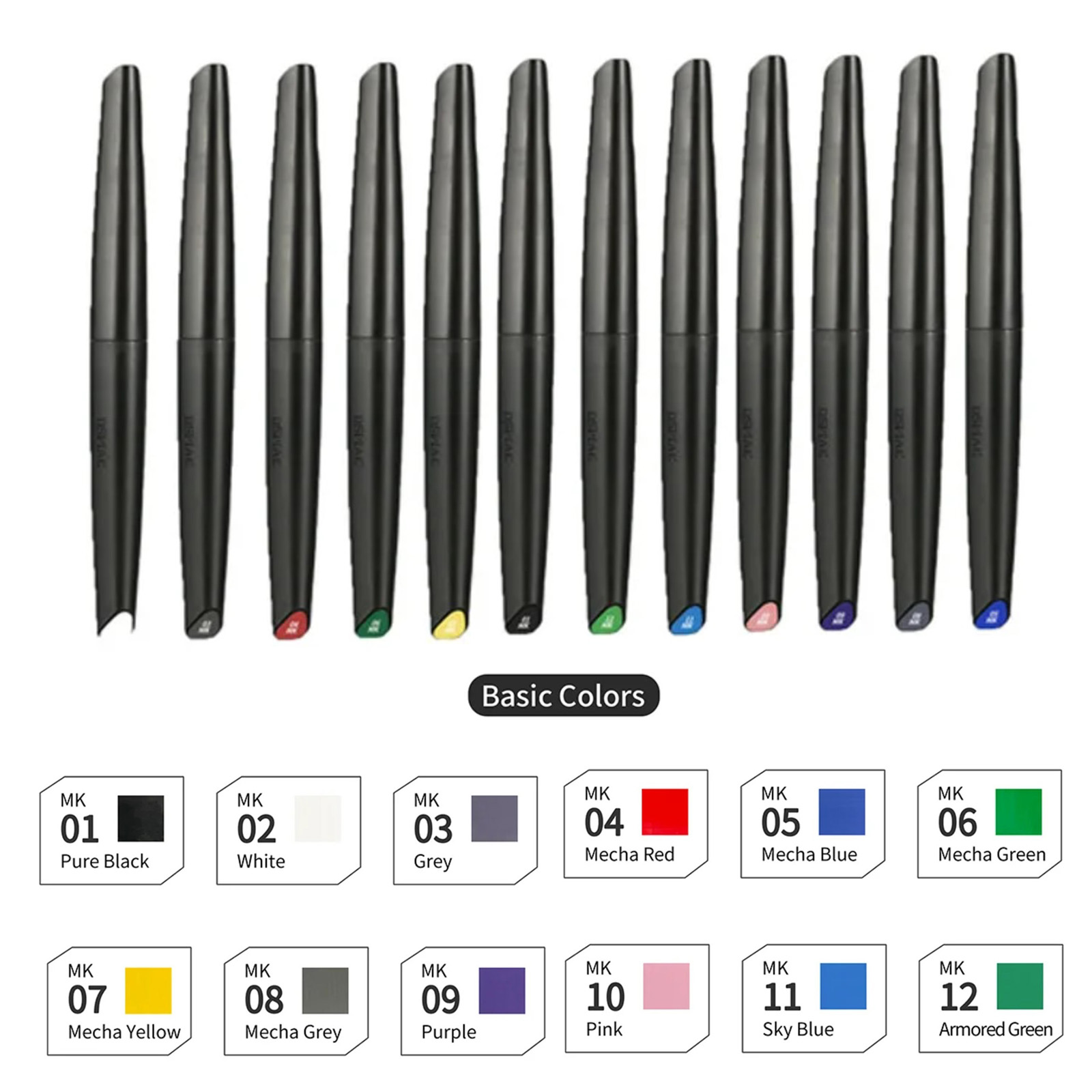 Dspiae kit de caneta marcadora - Metallic Paint Set avaliação e preço