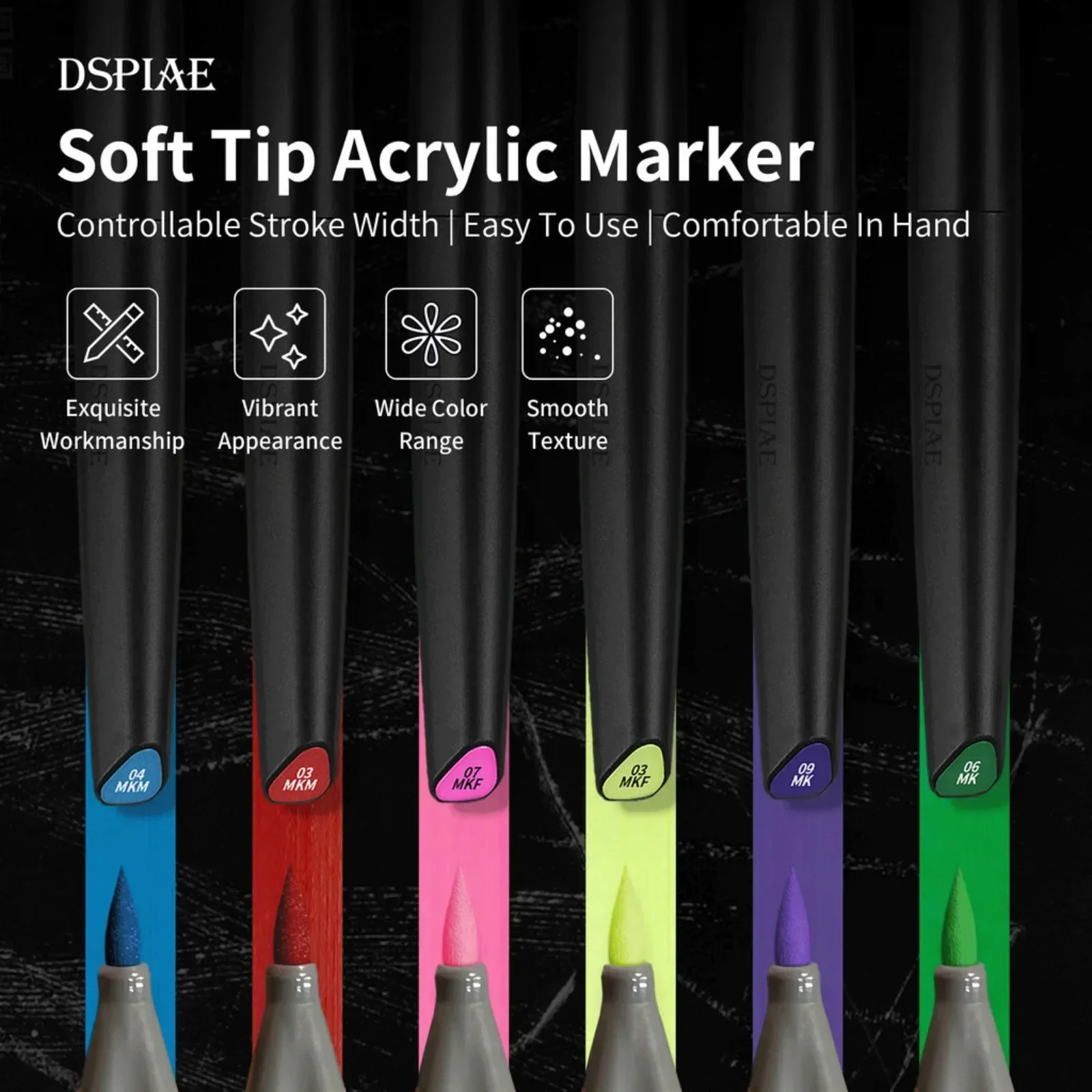 Dspiae kit de caneta marcadora - Metallic Paint Set avaliação e preço