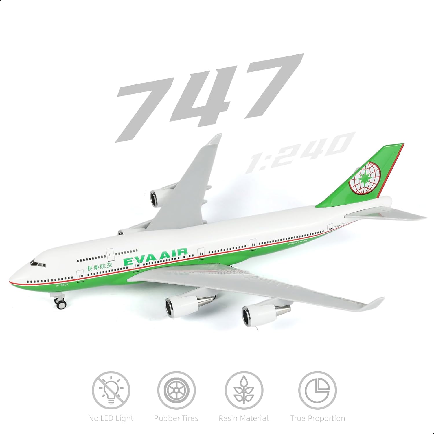Kit de Modelo de Avião EVA Air - Model Kit Eva avaliação e preço