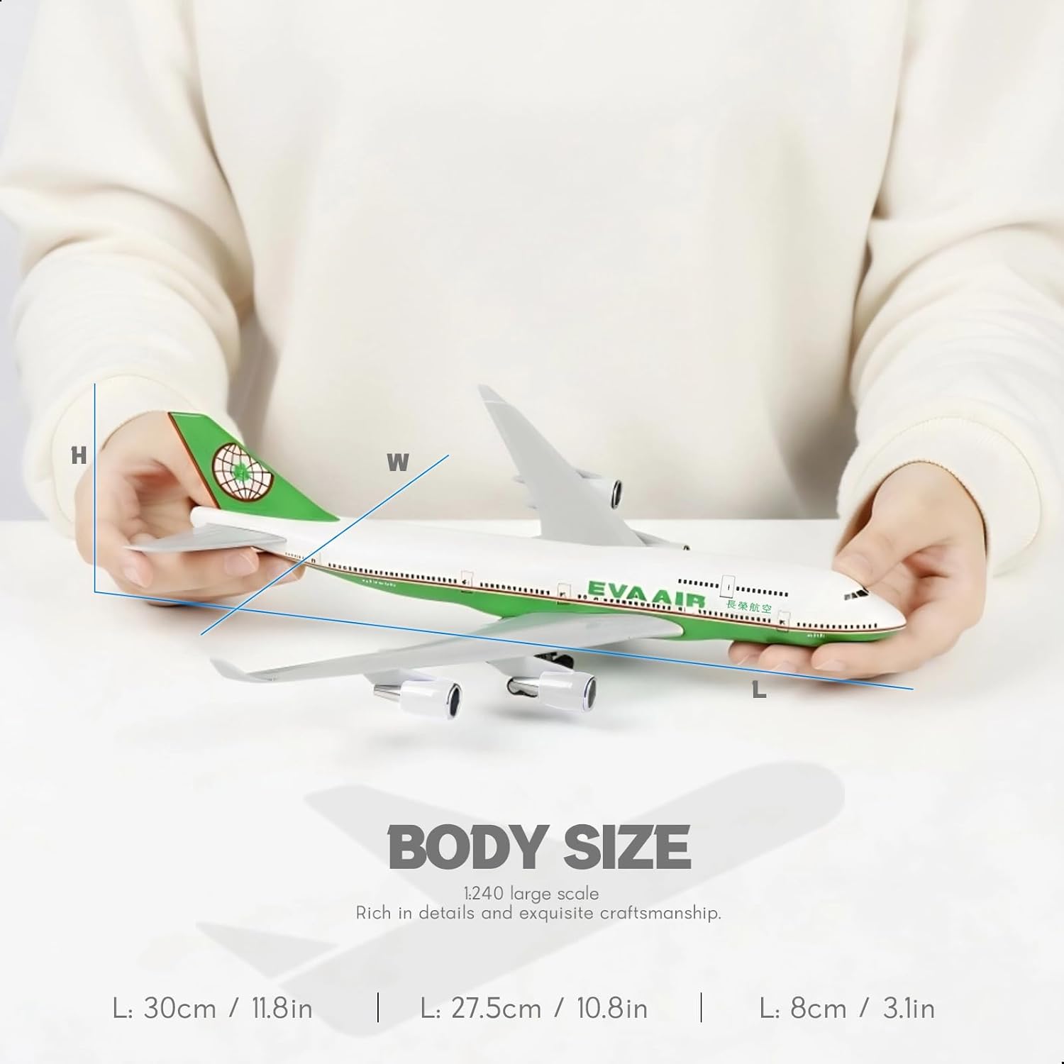 Kit de Modelo de Avião EVA Air - Model Kit Eva avaliação e preço