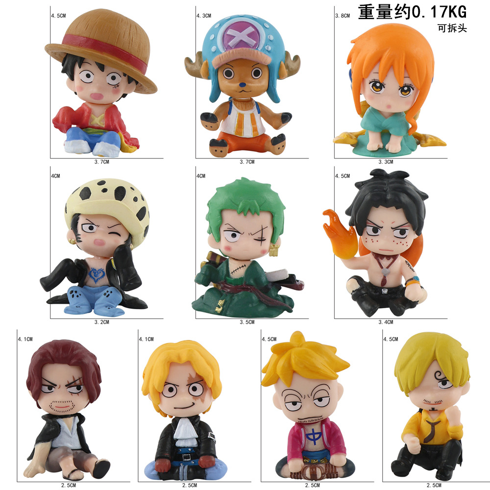Conjunto de 10 Figuras One Pie - Model Kit Judge avaliação e preço