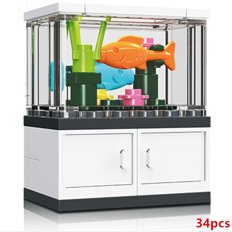 Blocos de Montar DIY para Aquá - Model Kit Lizard avaliação e preço