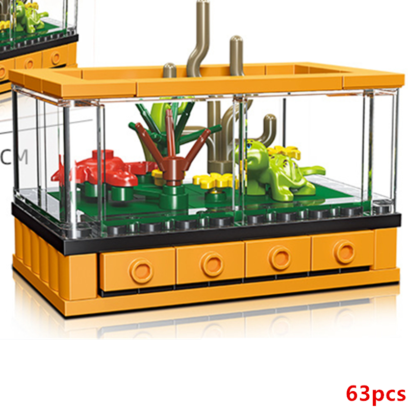 Blocos de Montar DIY para Aquá - Model Kit Lizard avaliação e preço
