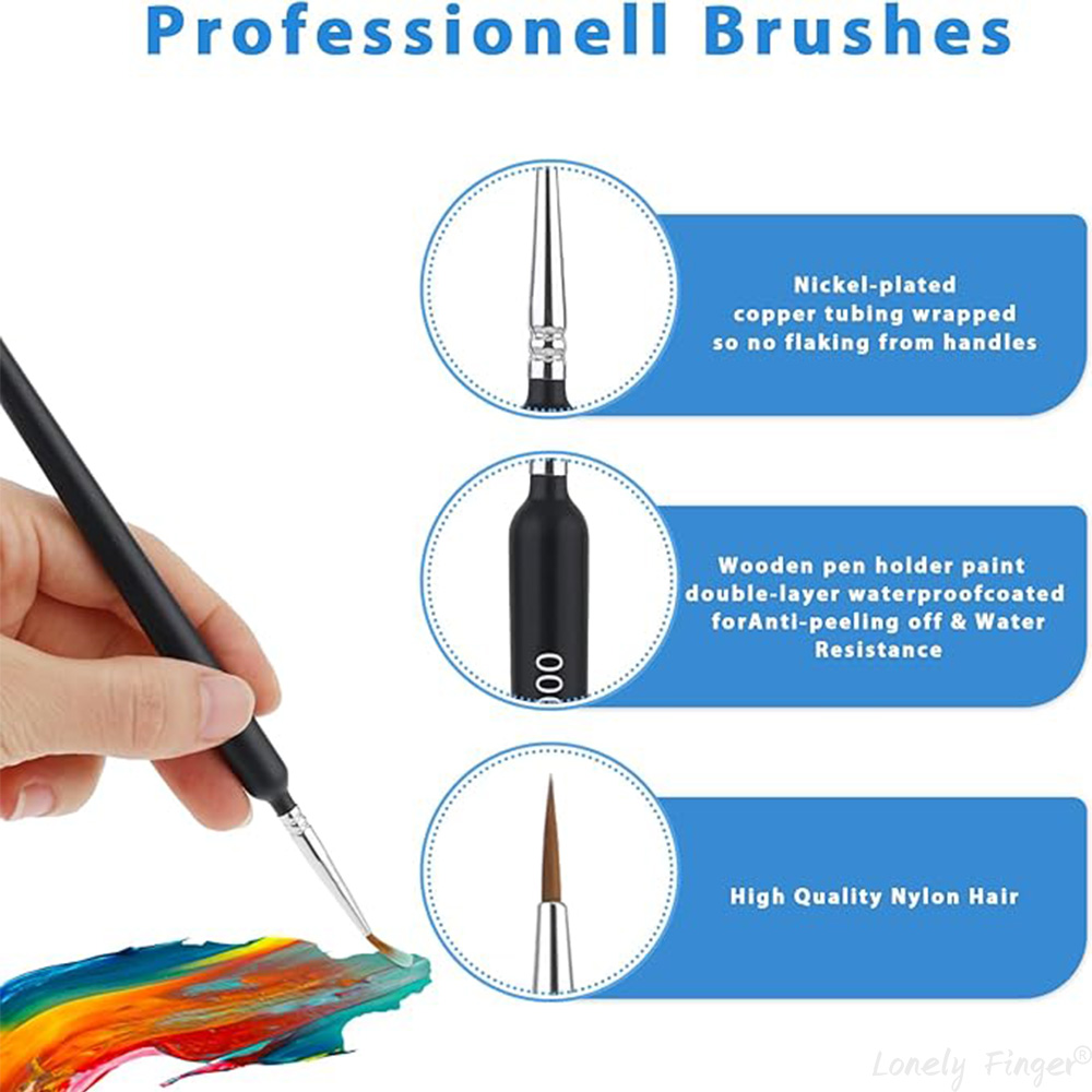 Conjunto de pincéis de pintura - Metallic Paint Set avaliação e preço