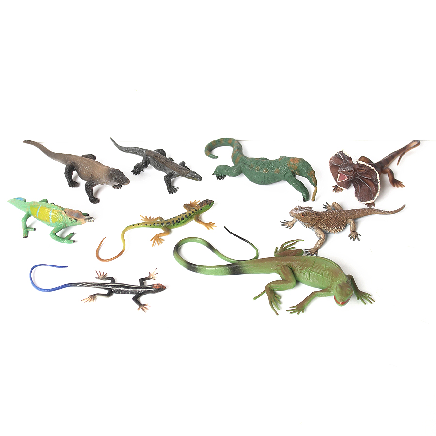 Conjunto de Figuras Realistas  - Model Kit Lizard avaliação e preço