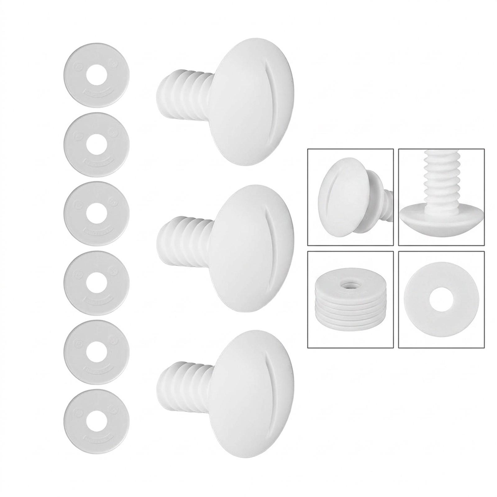Kit de Parafusos Brancos para  - Model Kit Brands avaliação e preço
